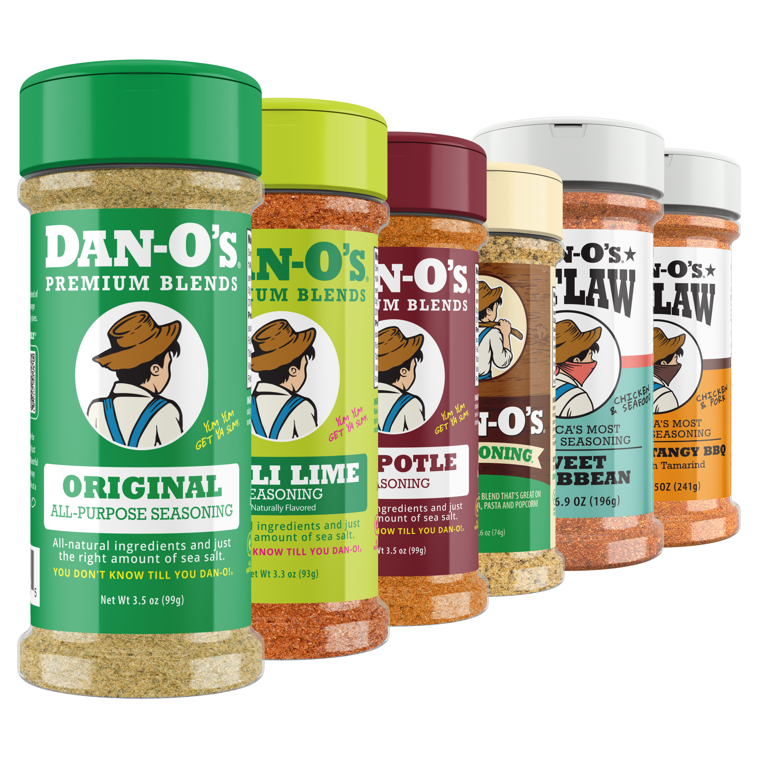 Chicken Lovers 6 Bottle Combo - Original, Chili Lime, Chipotle, Cheesoning, Sweet Caribbean, and Sweet & Tangy BBQ