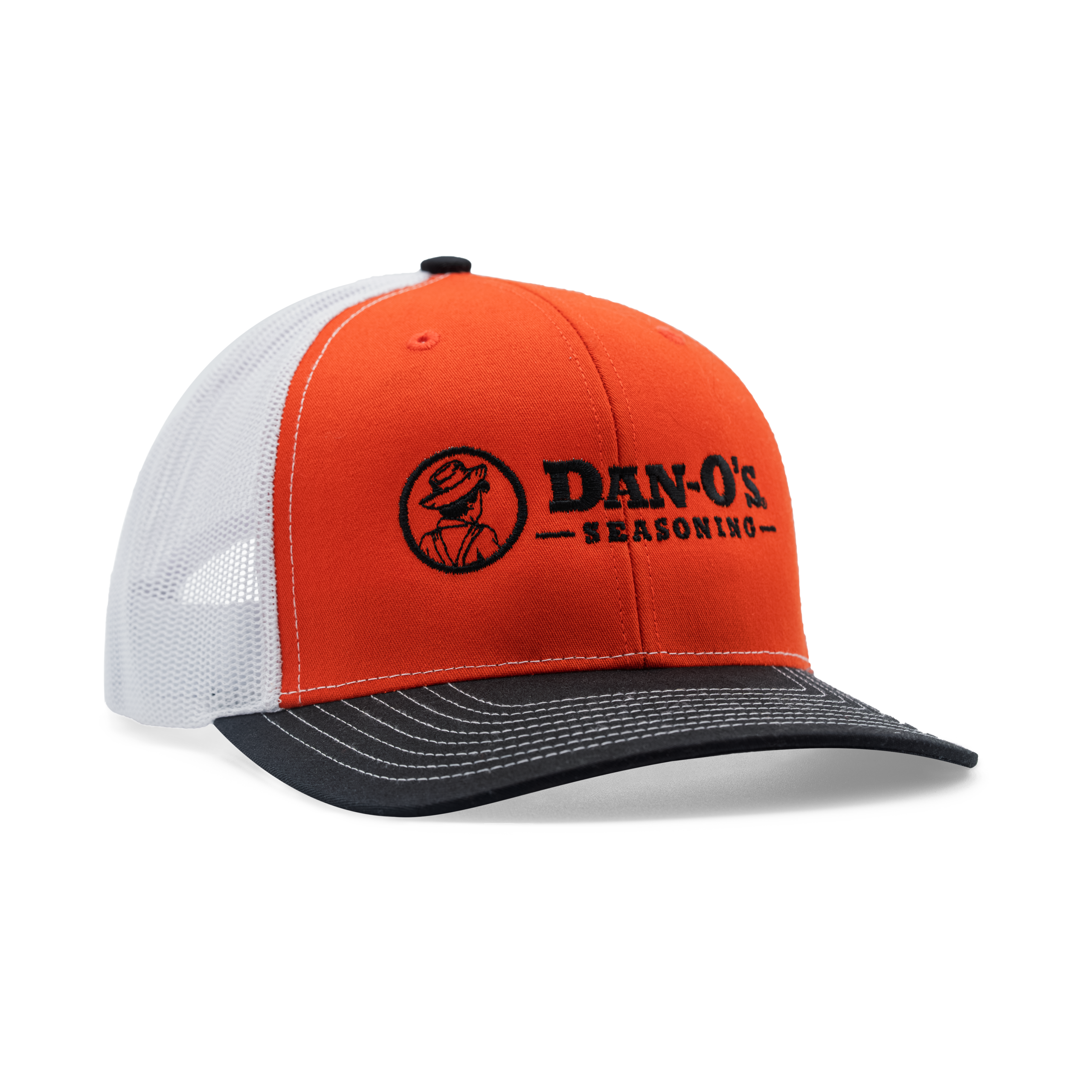 Orange, Black and White Dan-O’s Trucker Hat