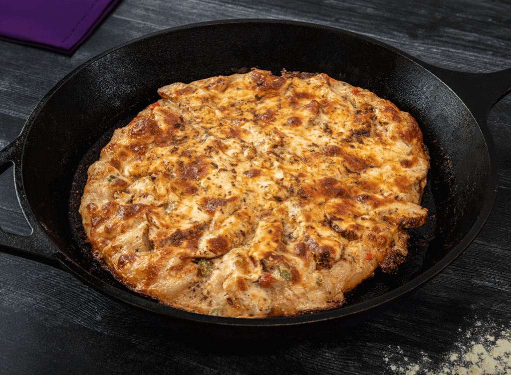 Cajun Chicken Alfredo Pizza