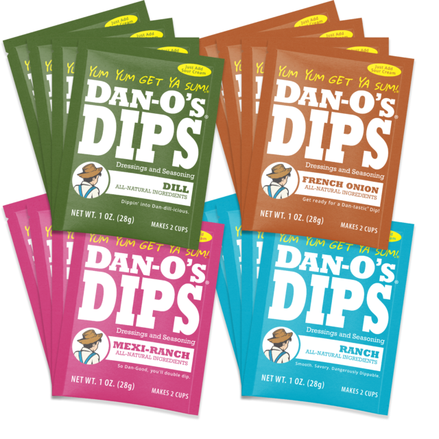 16 Dip Variety Pack - Dill, French Onion, Mexi-Ranch, Ranch (4 Each)