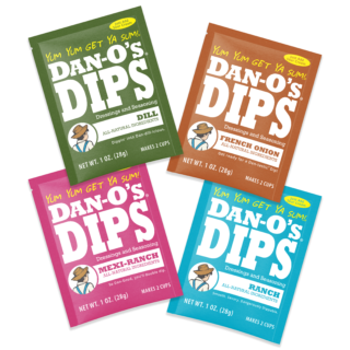4 Dip Variety Pack - Dill, French Onion, Mexi-Ranch, Ranch