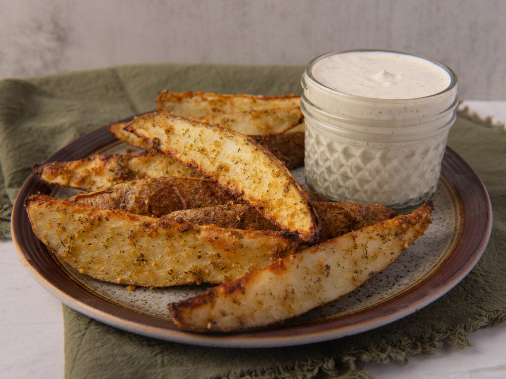 Ranch Cheesoning Wedge Fries & Ranch Dip