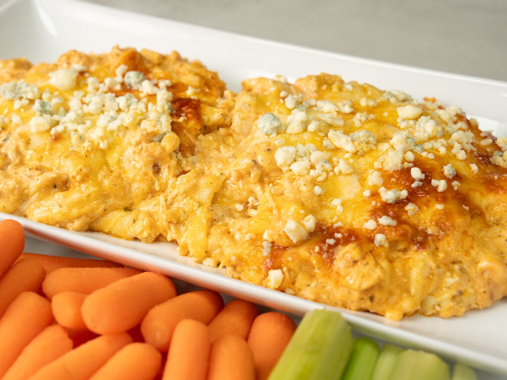 Buffalo Blue Cheese Chicken Dip