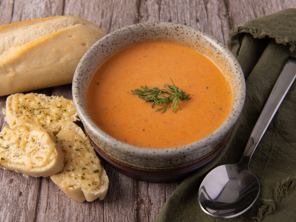 Roasted Tomato and Dill Soup