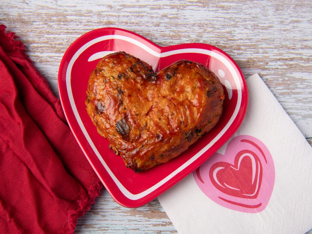 Air Fryer Meatloaf Hearts