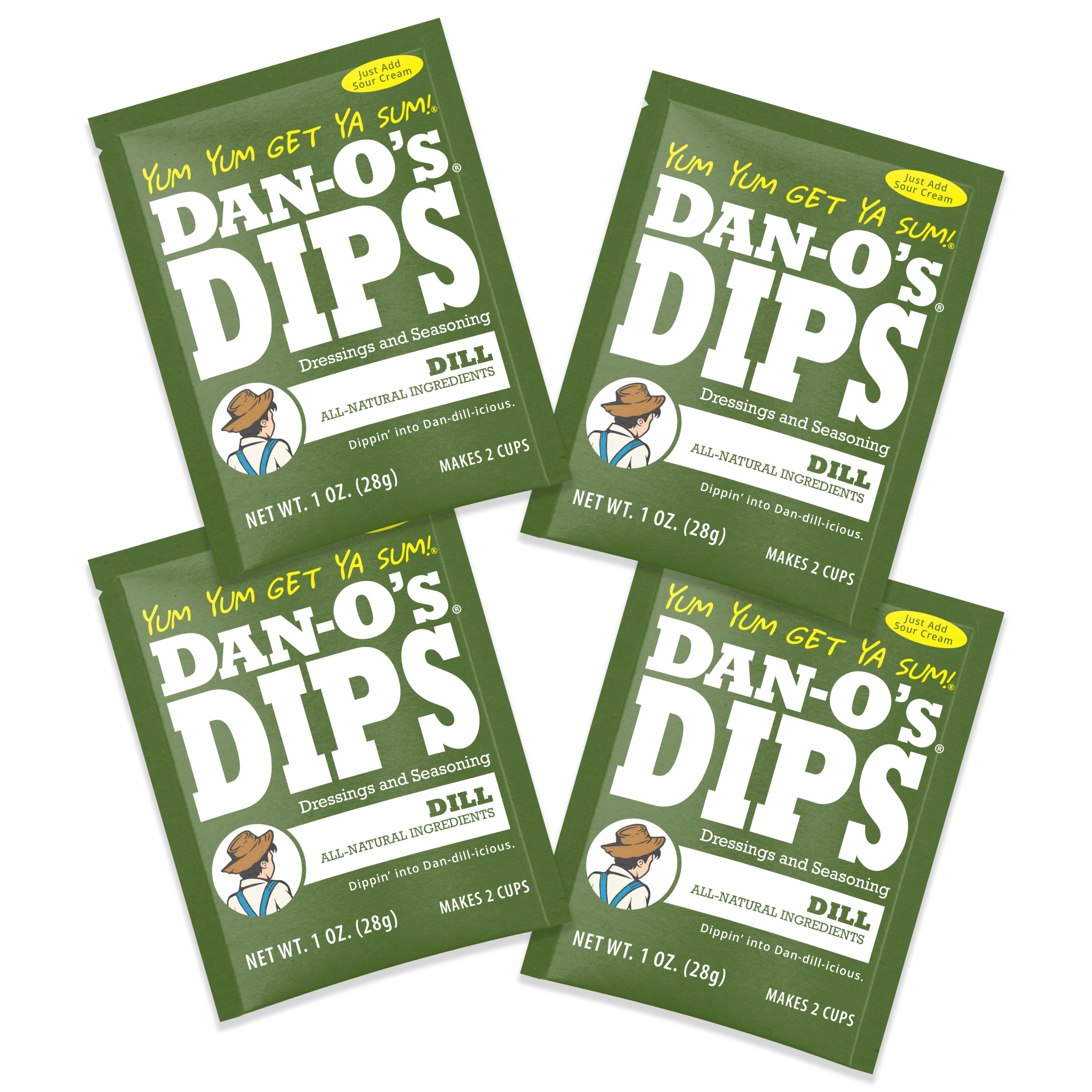 Dill Dip Mix Packets - 4 Pack