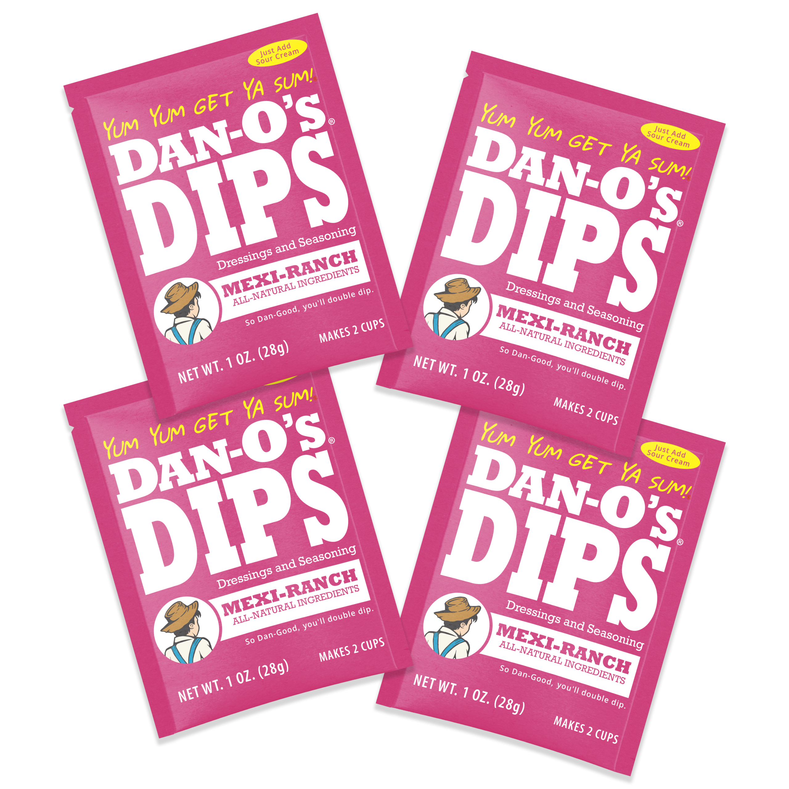 Mexi-Ranch Dip Mix Packets - 4 Pack