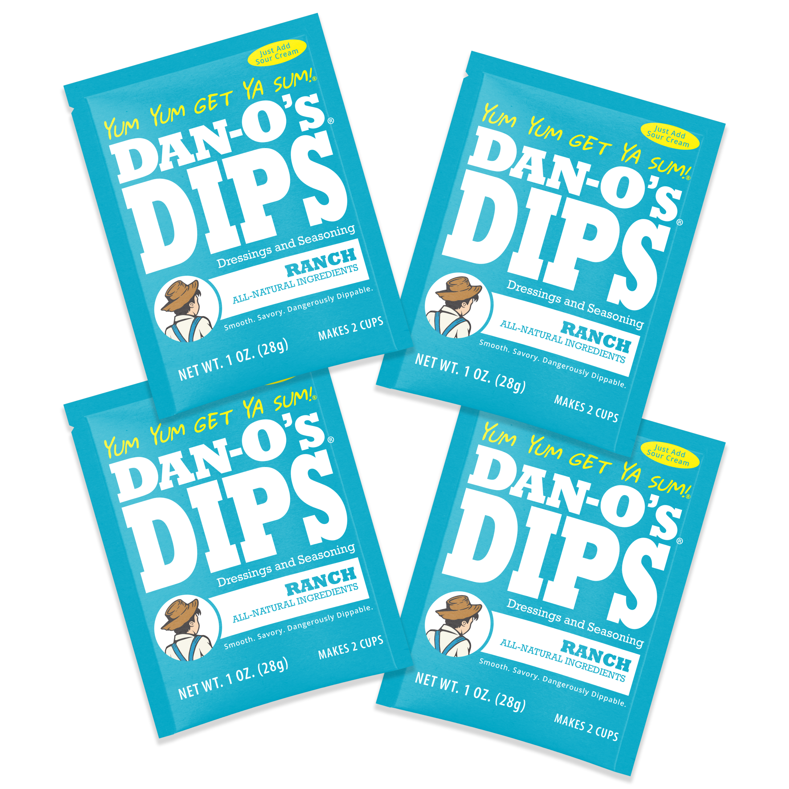Ranch Dip Mix Packets - 4 Pack