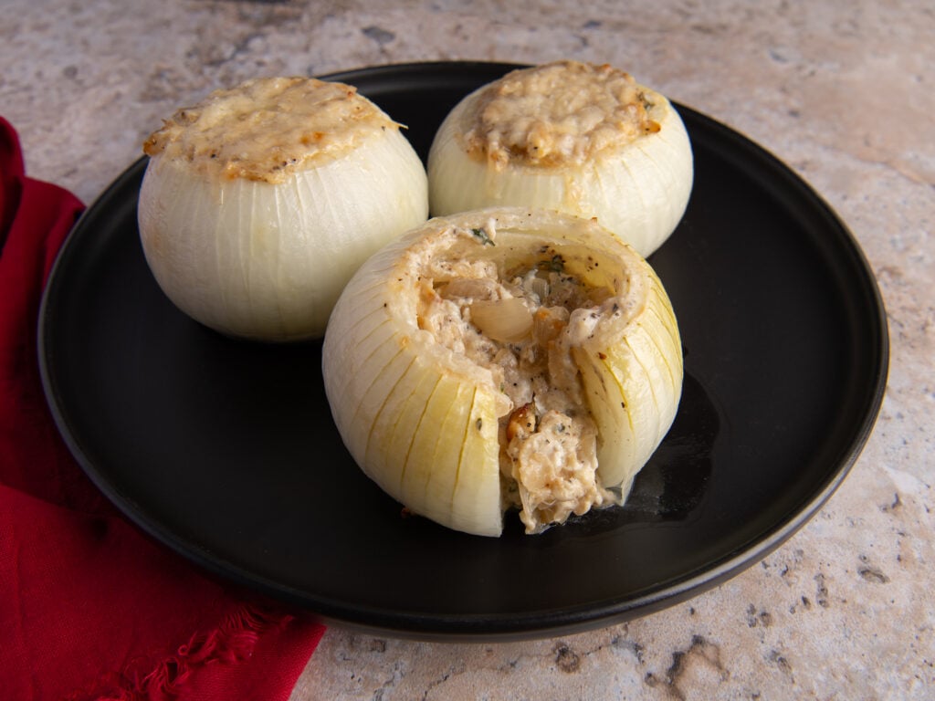Cheese-Stuffed Onions