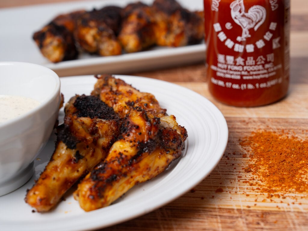 Sriracha Ranch Chicken Wings