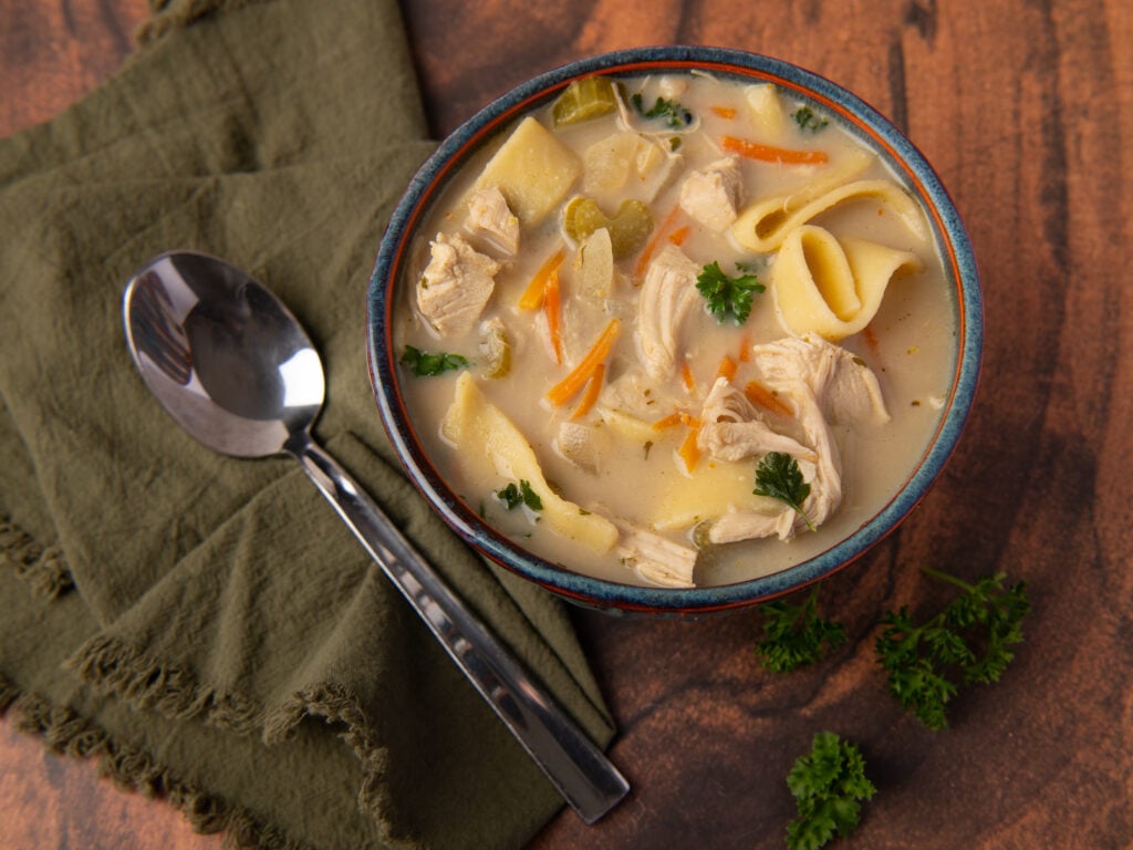 Creamy Chicken Noodle Soup