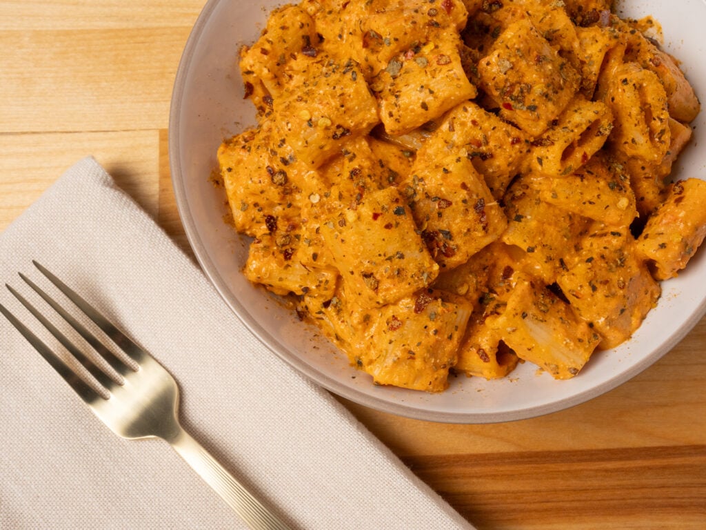 Homemade Roasted Tomato Rigatoni