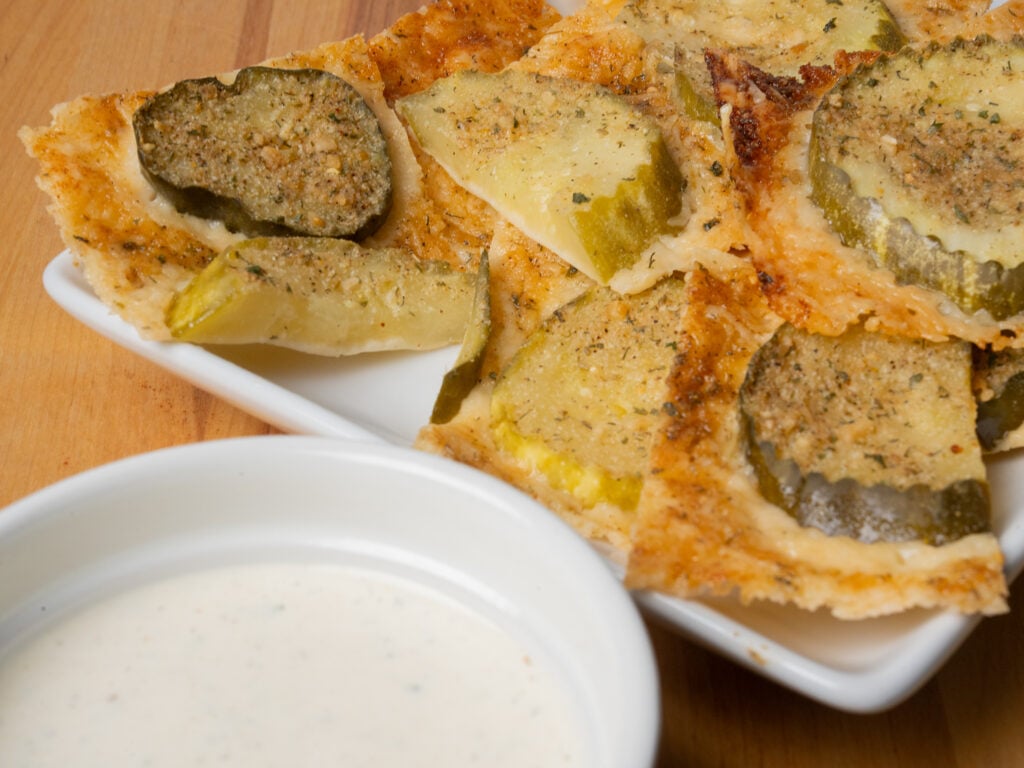 Cheesy Pickle Crisps