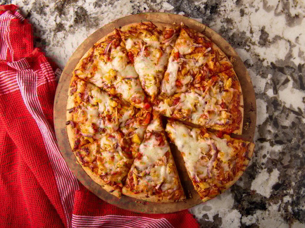 Pineapple Chicken Pizza