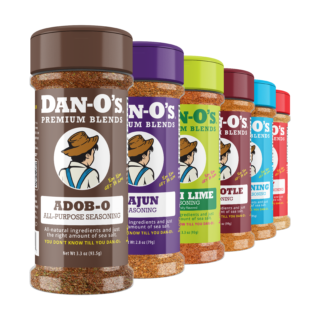 Fire & Flavor Collection - Small 6 Bottle Combo - Adob-O, Cajun, Chili Lime, Chipotle, SEA-soning, & Spicy