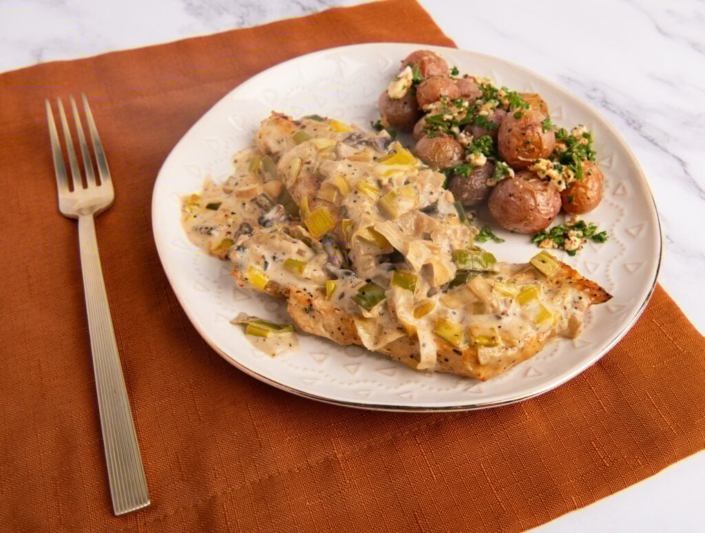 Lemon Pepper Chicken and Leeks