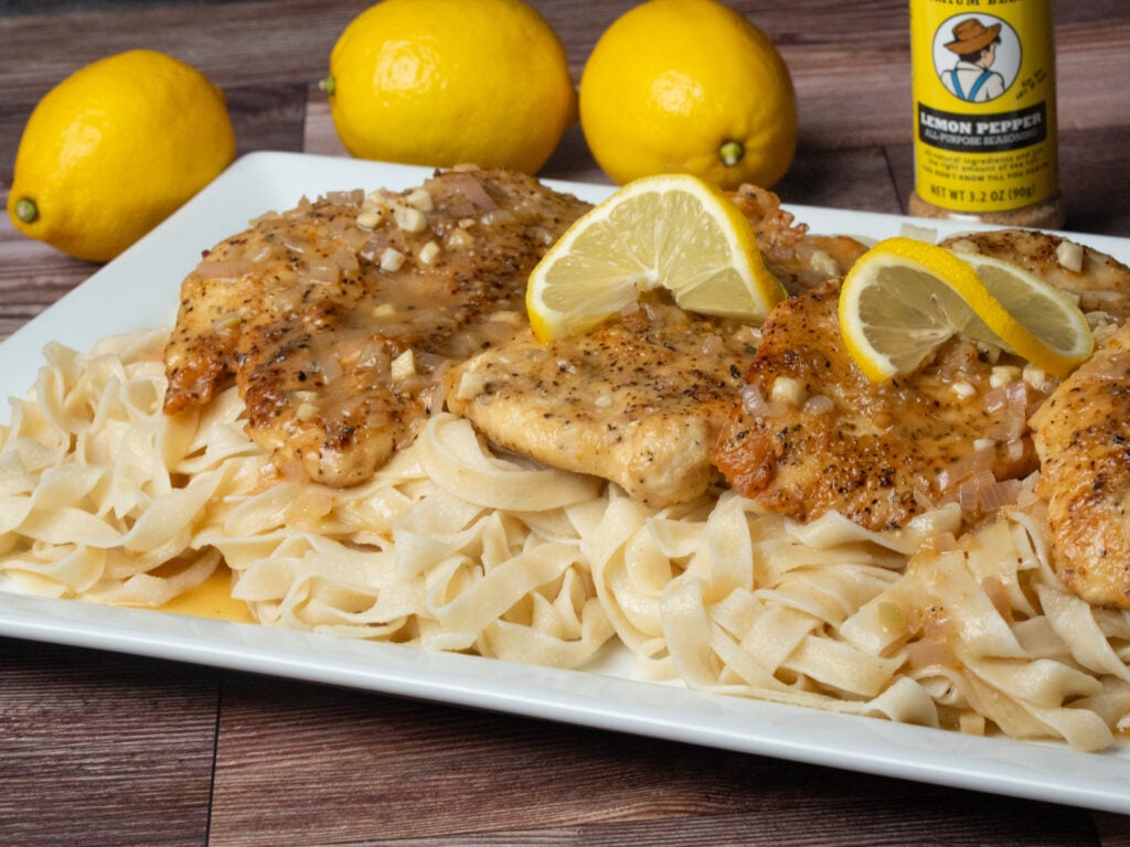 Lemon Pepper Chicken Fettuccine