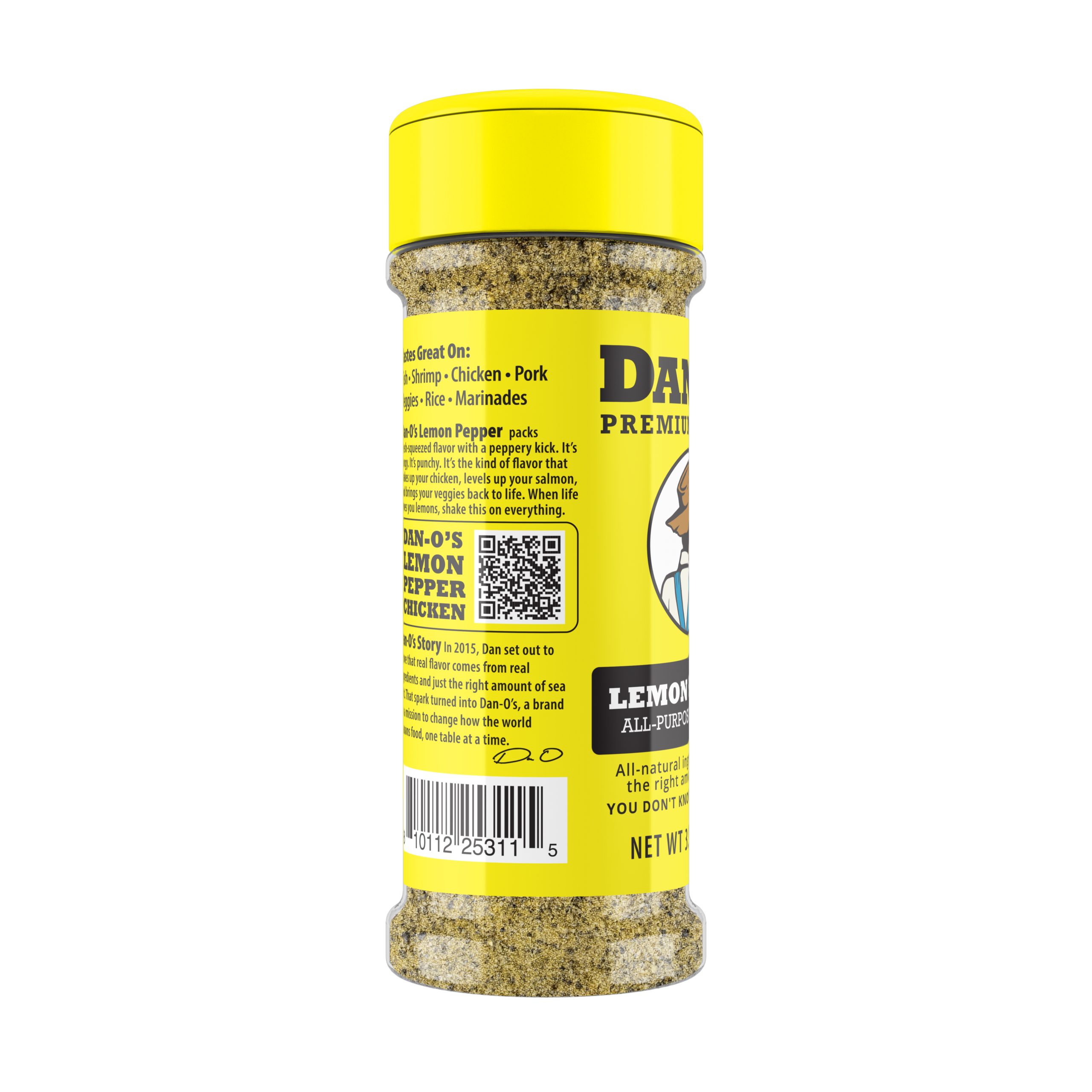 Lemon Pepper Seasoning - Online Exclusive Size Bottle (Rotated Left)