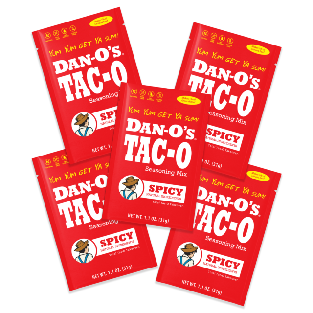 Spicy Tac-O Seasoning 5-Pack