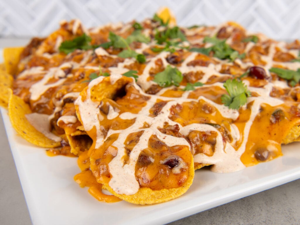Sheet Pan Chili Nachos