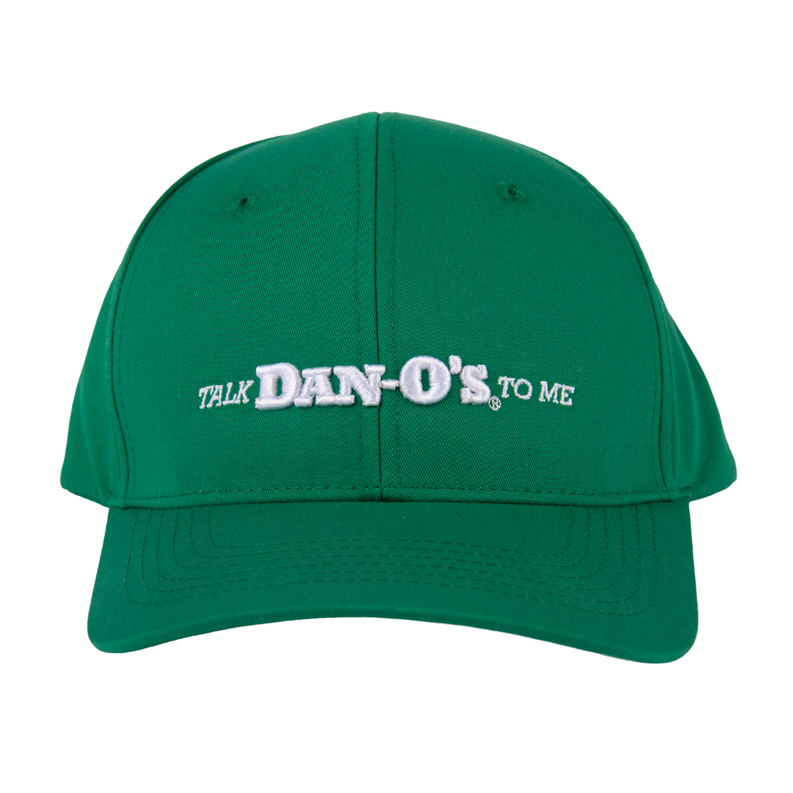 "Talk Dan-O's to Me" baseball hat front view